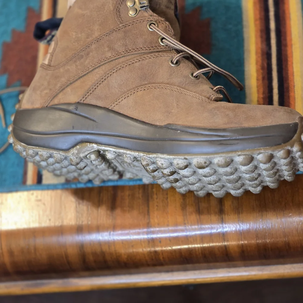 Georgia Boot Tan Leather Lace-Up Boots - Picture 5 of 11
